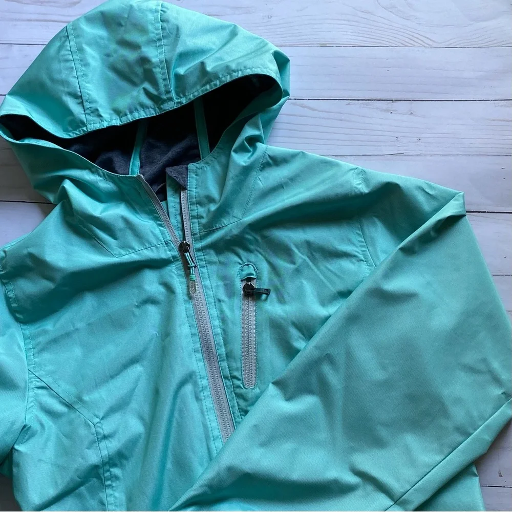 Kids HAWKE & CO Lined Full Zip Hooded Weather Resistant Windbreaker Sz 14 NWT
